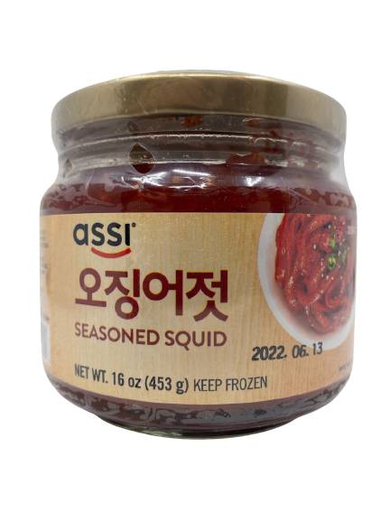 SEASONED SQUID ASSI 16oz