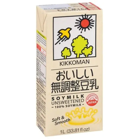 KKM SOY MILK UNSWEETENED 1L