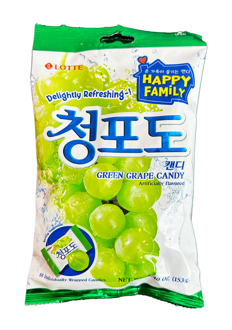 LOTTE GREEN GRAPE CANDY 153g