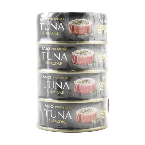 SAJO CANNED ALBACORE TUNA 4P