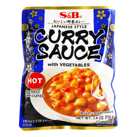 SB CURRY SAUCE  HOT 7.40oz   7.4oz