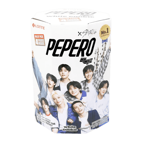 LOTTE WHITE COOKIE PEPERO MULT   128g