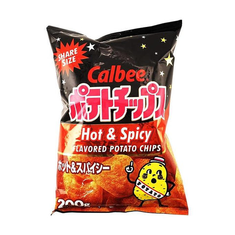 Calbee Potato Chips Hot Spicy   2.82z