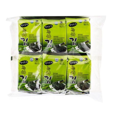 ROASTED SEAWEED W GREEN TEA   4g*12