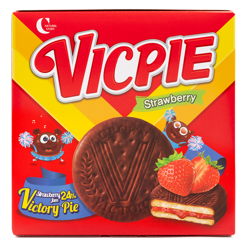 CROWN VIC PIE STRAWBERRY 324g   324g