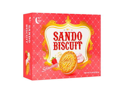SANDO BISCUIT STRWBERRY L   323g