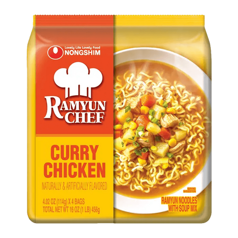 NONGSHIM RAMYUN CURRY CHICKEN   120g*4