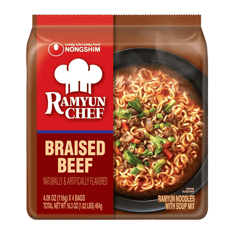 NONGSHIM BRAISED BEEF RAMYUN   120g*4