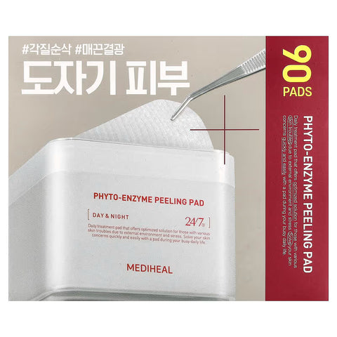 MEDIHEAL Phyto-Enzyme Peeling Pad, Day&Night   200ml