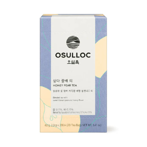 OSULLOC HONEY PEAR TEA 20TB   20 TEA BAGS