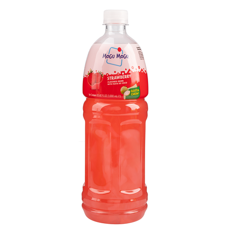 MOGU STRAWBERRY FLAVORED DRINK   1L (33.8 oz)