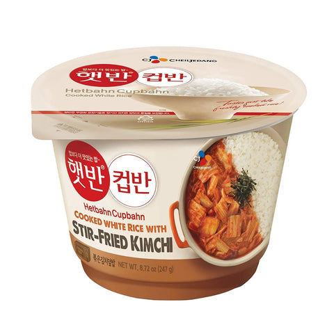 CJ CUPBAHN COOKED RICE KIMCHI   247g