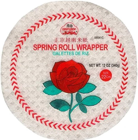 SPRING ROLL WRAPPER 22CM EMP   12OZ
