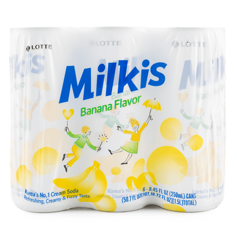 LOTTE MILKIS BANANA 250ml  6   250ml  6
