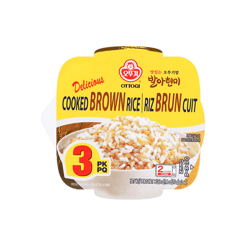 OTG DELICIOUS COOKED BROWN RIC   210g  3