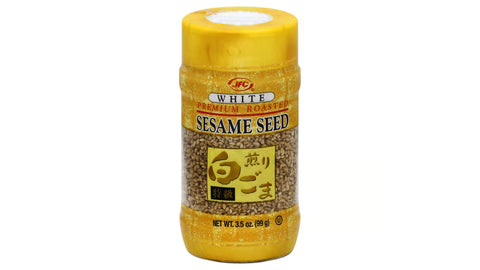 WHITE ROASTED SESAME SEED JF   3.5OZ