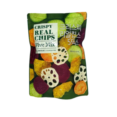 CRISPY REAL CHIPS FIVE MIX   180g