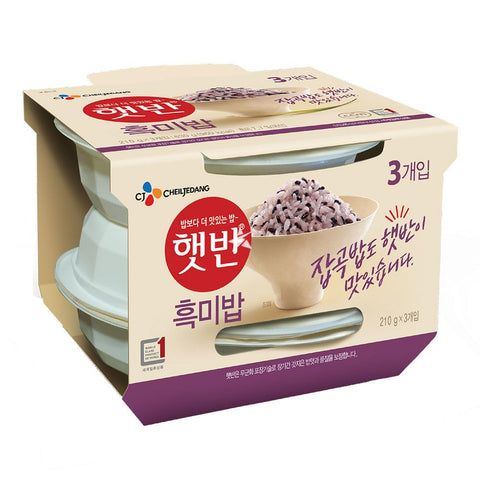 COOKED RICE BLACK RICE 210*3   210g  3