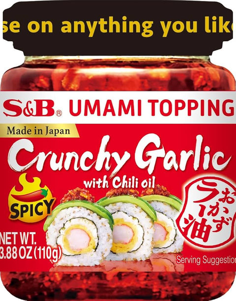 UNAMAI TOPPING GARLIC SPICY   3.88 OZ