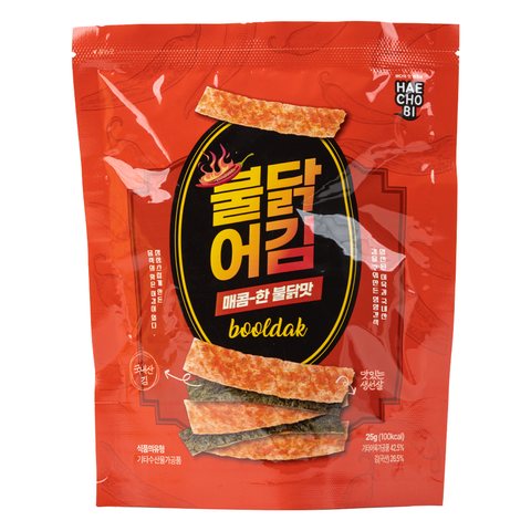 BOOLDAK SEAWEED FISHERY SNACK   25g
