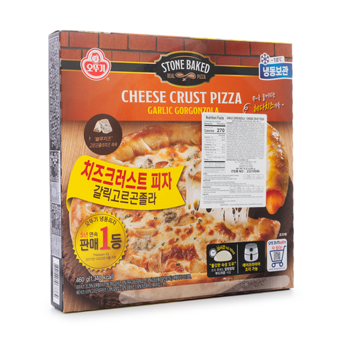 OTG CHEESE CRUST PIZZA GARLIC   460g