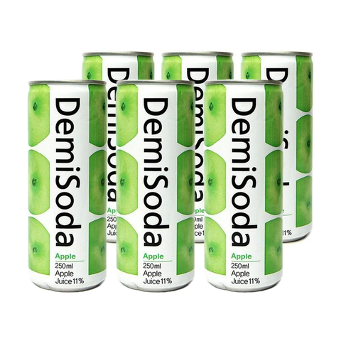 DEMISODA APPLE 250ml6   250ml6