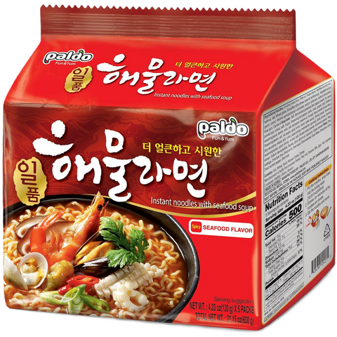 Seafood Ramyun 120g*5pk   120g*5pk