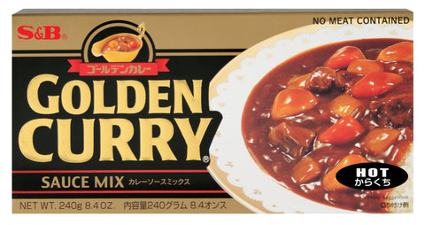 GOLDEN CURRY SCE MX MED HOT 8   8.4oz