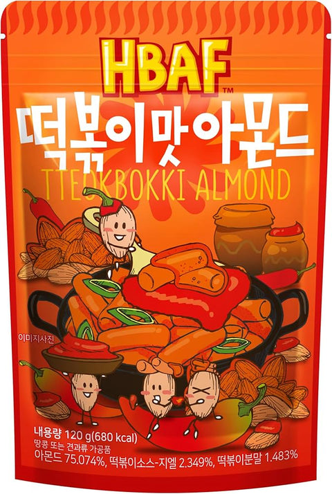 HBAF TTEOBOKKI ALMOND   120G