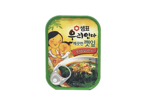 SEMPIO Canned Seasoned Perilla Leaves In Soy Sauce  2.47oz