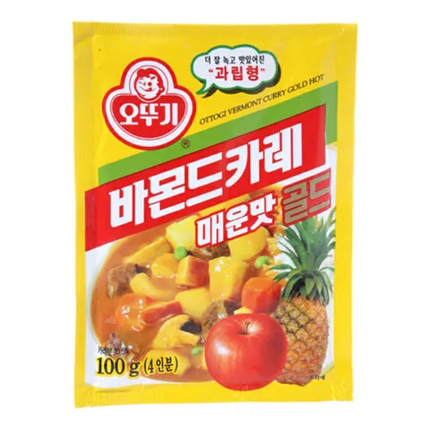 OTTOGI VERMONT CURRY GOLD HOT   100g