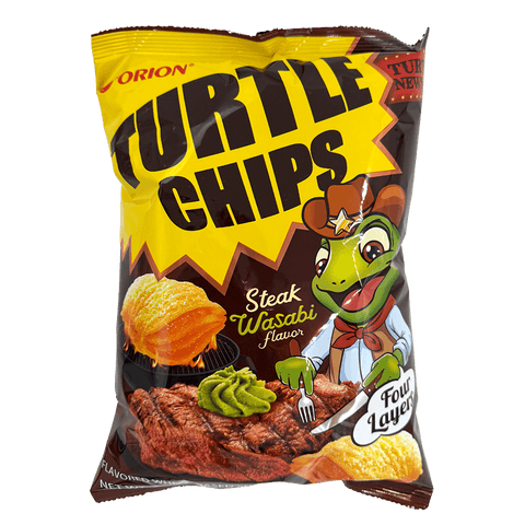 Turtle Chip_Steak Wasabi   160g