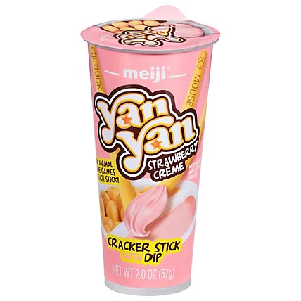 MEIJI YAN YAN STRAWBERRY   2OZ