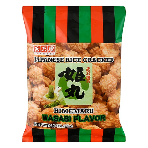 JAPANESE RICE CRACKER WASABI   2.99OZ
