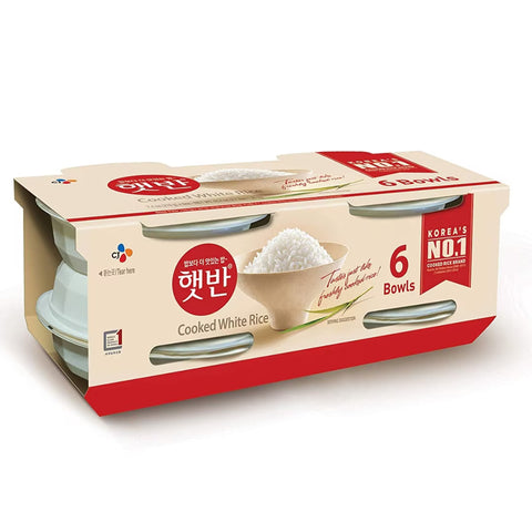 CJ COOKED WHITE RICE 210g6   210g*6