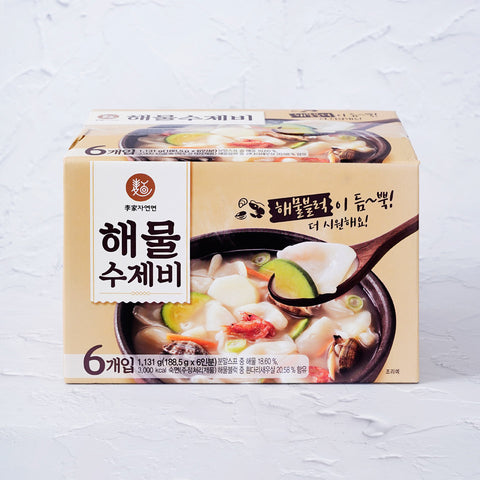Iga Natural Noodle Seafood Sujebi 188.5g*6PK