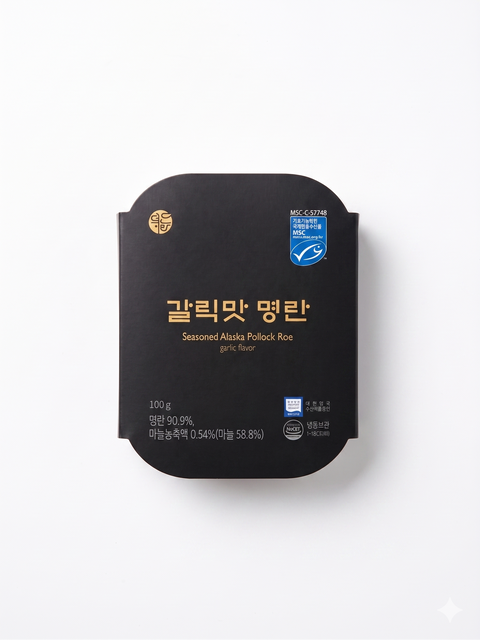 [Pickup-Only] Deokwha Garlic Seasoned Pollock Roe 100g
