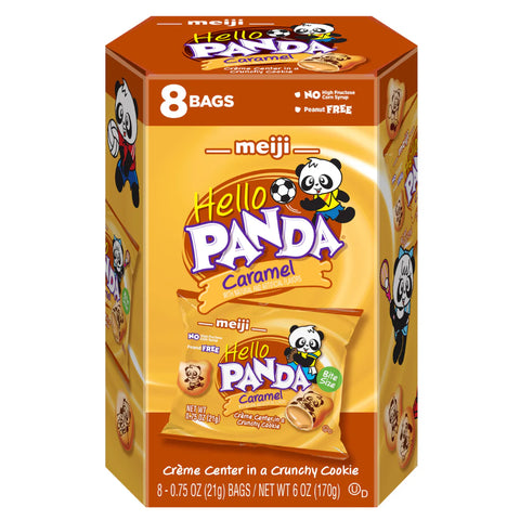 MEIJI HELLO PANDA CARAMEL   8oz