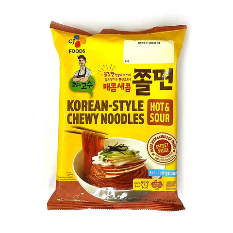 [Pickup-Only] CJ Korean Style Chewy Noodles (Hot & Sour)  454.4g