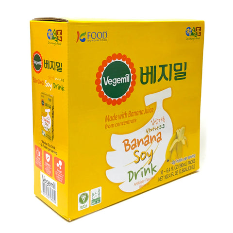 J VEGEMIL BANANA SOY DRINK 19   190ml  16