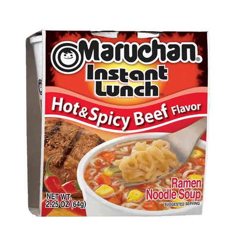 MARUCHAN HOT SPICY BEEF 2.25oz