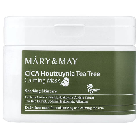 M&M CICA CICA Houttuynia Tea Tree Calming Mask 30Sheets