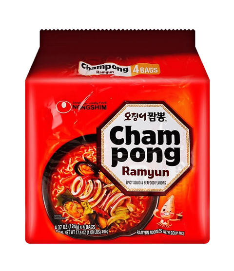 NS SQUID CHAMPONG RAMYUN MULT   124g * 4
