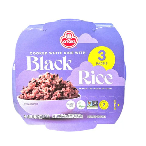 OTG DELICIOUS COOKED BLACK RIC   210g  3