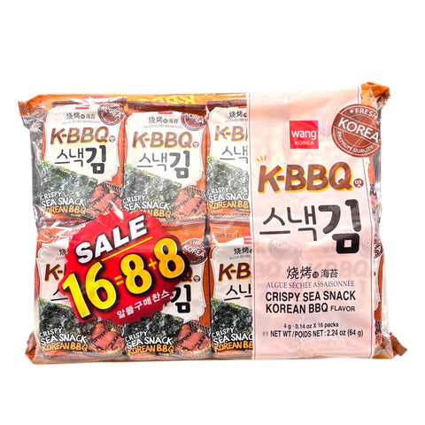 CRISPY SEA SNACK LOREA BBQ 4G*16