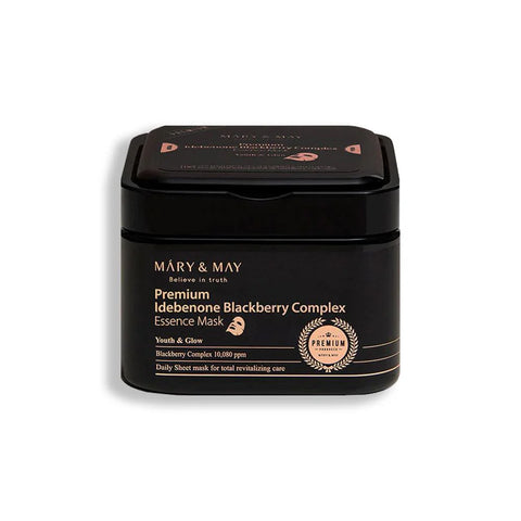 M&M Premium Idebenone Blackberry Complex Essence Mask 20sheets 250g