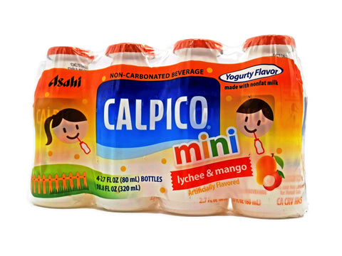 ASHAI CALPICO YOGURTY FLAVOR MINI LYCHEE&MANGO 2.7FL*4