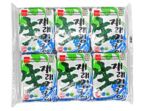 SEASONED SEAWEED 6PK WANG   6PK