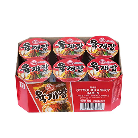OTTOGI YUKGAEJANG CUP BOX   62g*6