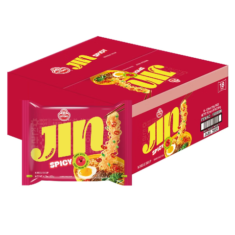 OTK JIN RAMEN SPICY 18PK   120gX18